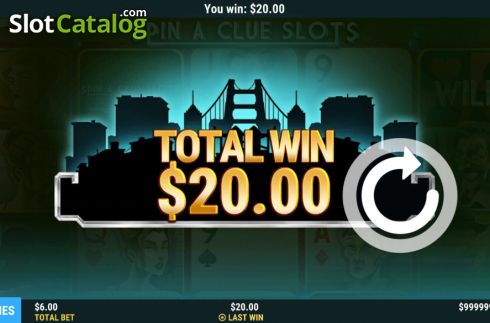 Скрин3. Spin a Clue Slots слот