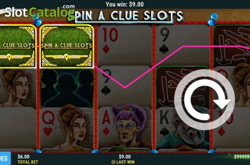 Скрин5. Spin a Clue Slots слот