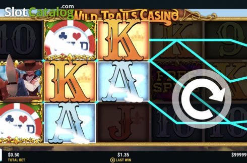 Скрин3. Wild Trails Casino слот