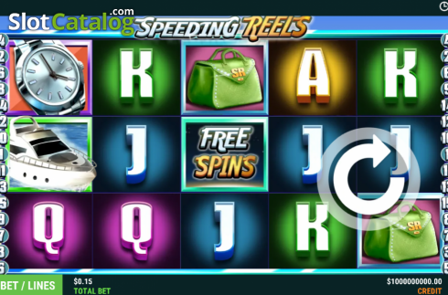 Скрин2. Speeding Reels слот