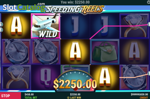 Скрин3. Speeding Reels слот