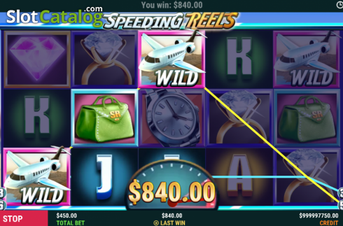 Скрин4. Speeding Reels слот