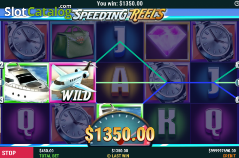 Скрин5. Speeding Reels слот