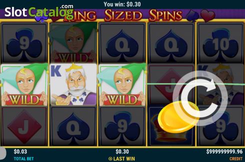 Скрин4. King Sized Spins слот