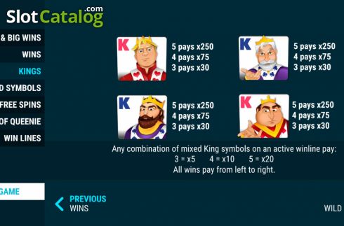 Скрин8. King Sized Spins слот