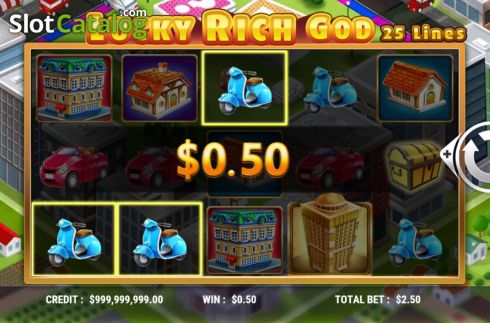 Скрин5. Lucky Rich God слот