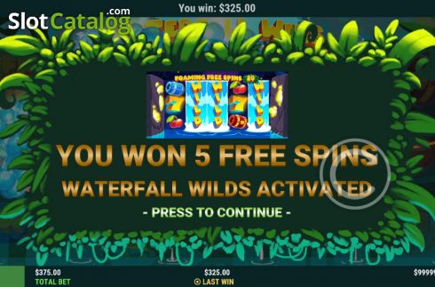 Скрин6. Waterfall Wins слот