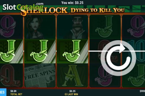 Скрин5. Sherlock: Dying to Kill You слот