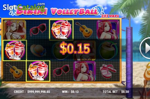 Скрин3. Bikini Volleyball слот