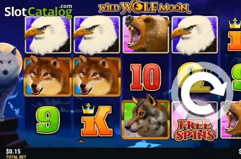 Скрин2. Wild Wolf Moon слот