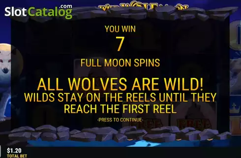 Скрин5. Wild Wolf Moon слот