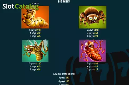 Скрин7. Bushtucker Prizes слот