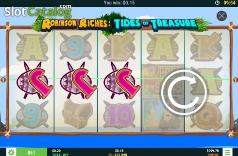 Скрин3. Robinson Riches: Tides of Treasure слот