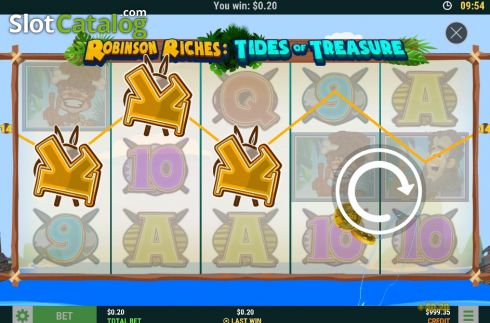 Скрин4. Robinson Riches: Tides of Treasure слот
