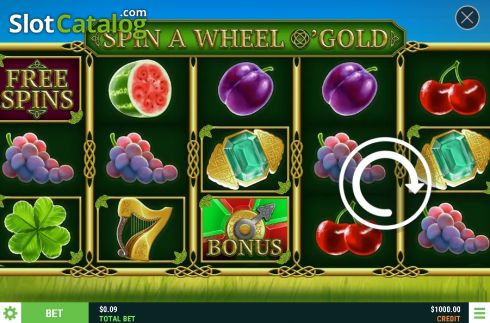 Скрин2. Spin A Wheel O'Gold слот