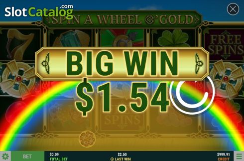 Скрин3. Spin A Wheel O'Gold слот