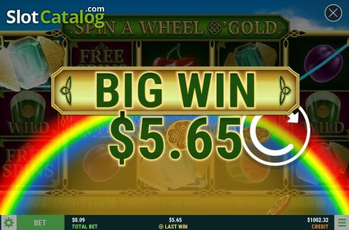 Скрин4. Spin A Wheel O'Gold слот