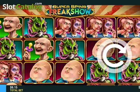 Скрин2. Super Spins Freakshow слот