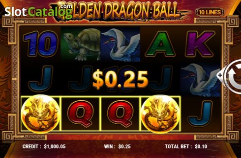Скрин3. Golden Dragon Ball слот