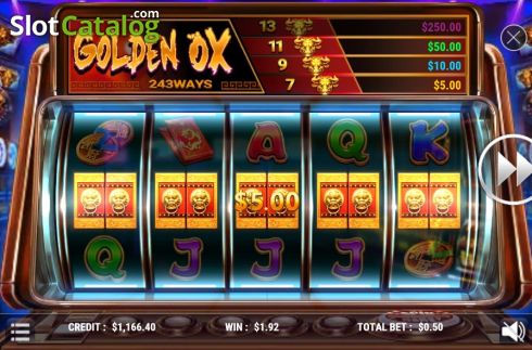 Скрин8. Golden Ox (Slot Factory) слот