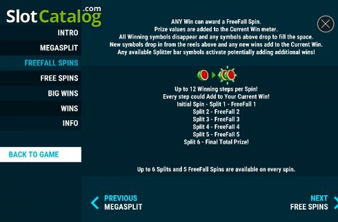 Скрин8. Fruity MegaSplit Slots слот