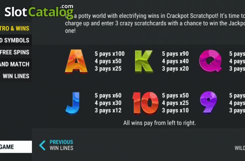 Скрин9. Crackpot Scratchpot слот