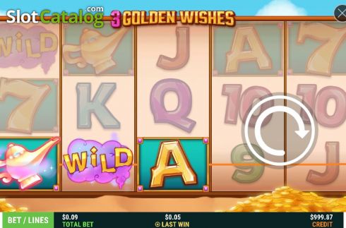 Скрин3. Three Golden Wishes слот