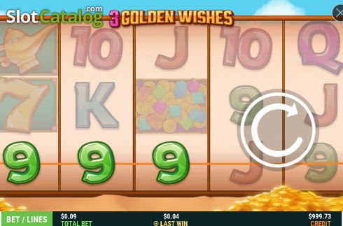 Скрин4. Three Golden Wishes слот