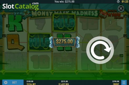 Скрин4. Money Mask Madness слот