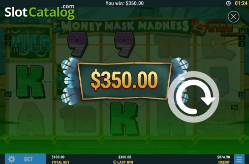 Скрин5. Money Mask Madness слот