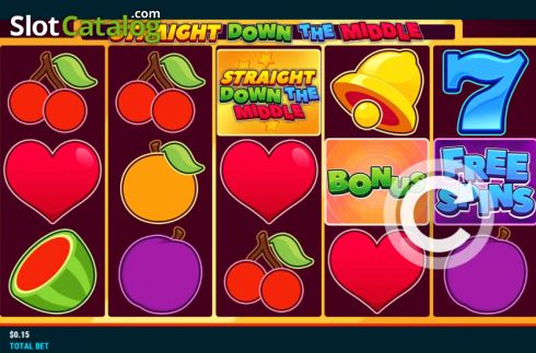Скрин2. Straight Down the Middle слот