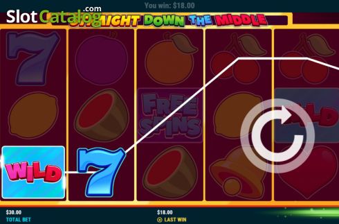 Скрин3. Straight Down the Middle слот