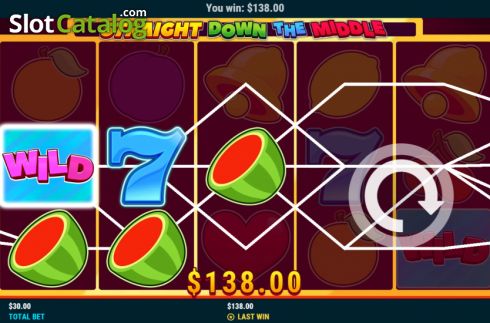 Скрин5. Straight Down the Middle слот