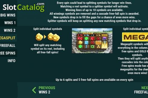 Скрин8. Gold Mine MegaSplit слот