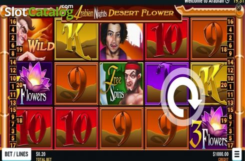 Скрин2. Desert Flower слот