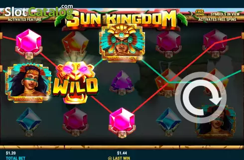Скрин3. Sun Kingdom слот