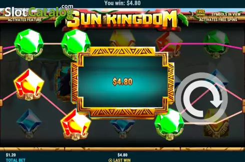Скрин4. Sun Kingdom слот