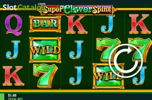 Скрин2. Super Clover Spins слот