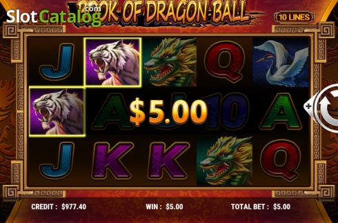 Скрин4. Book of Dragon Ball слот