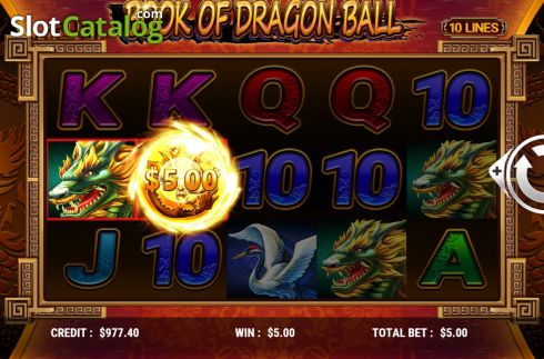 Скрин3. Book of Dragon Ball слот