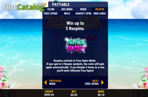 Скрин7. Tropical Fantasy слот