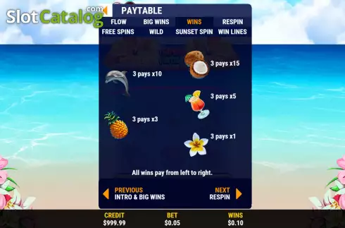 Скрин9. Tropical Fantasy слот