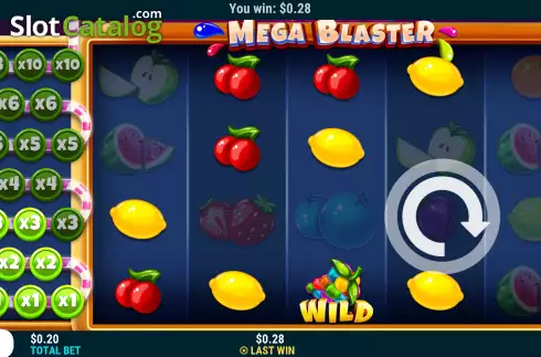 Скрин3. Mega Blaster слот