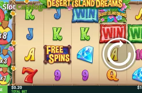 Скрин2. Desert Island Dreams слот