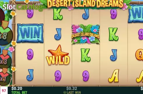 Скрин3. Desert Island Dreams слот