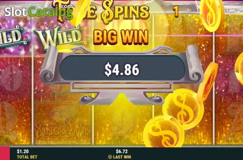 Скрин6. Sing & Win слот