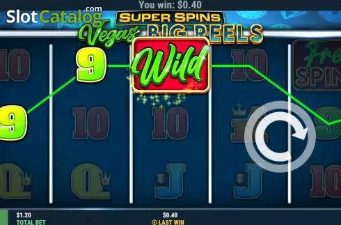 Скрин3. Super Spins Vegas Big Reels слот
