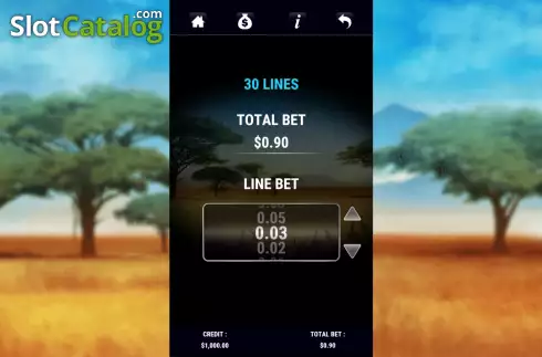 Скрин2. King of Safari слот