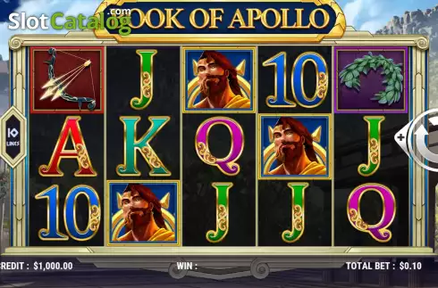 Скрин2. Book of Apollo слот