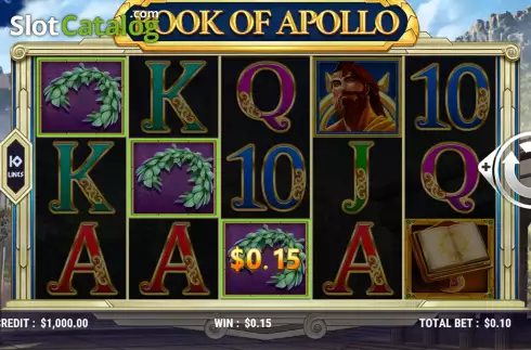 Скрин4. Book of Apollo слот